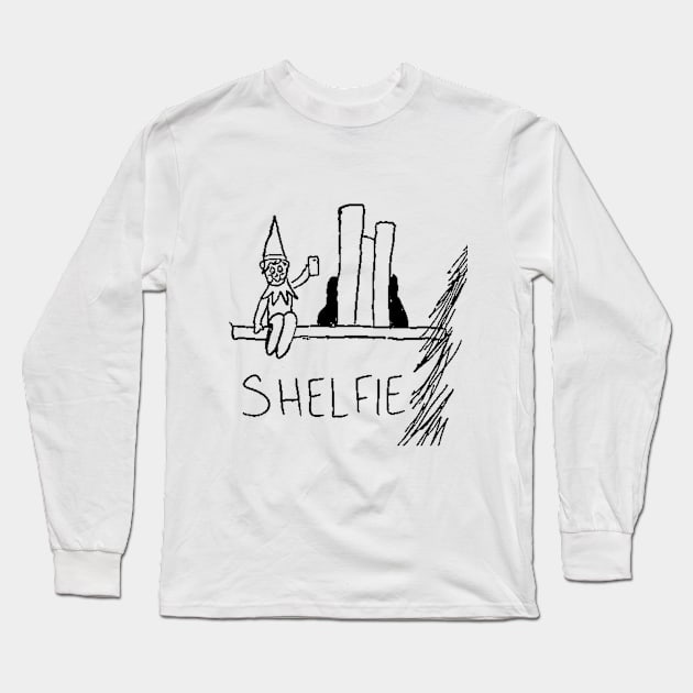 shelfie Long Sleeve T-Shirt by hazydoodlez